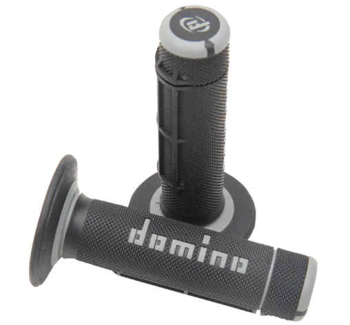 Ръкохватки DOMINO GRIPS DUALLY 1/2 WAFFLE Black/Grey